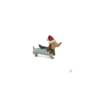 Hund Julefigur