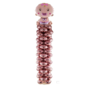 Baby Girl Ballonfigur