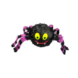 Edderkop Piñata Sort/Lilla