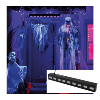 UV Blacklight Lysbar 9 LED