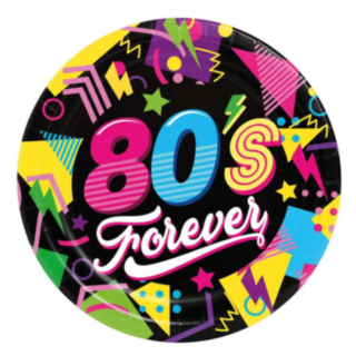 80's Forever Paptallerkener