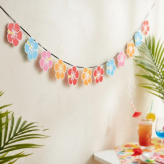 Hawaiiblomster Guirlande