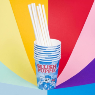 Slush Ice Kopper & Sugerør
