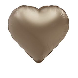 Hjerteformet Folieballon Starlight Guld