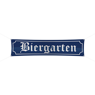 Oktoberfest Biergarten Banner