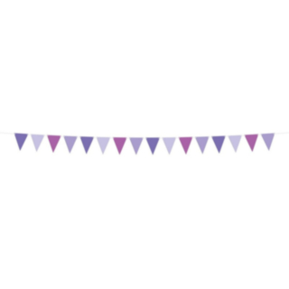 Posh Purple Vimpelguirlande