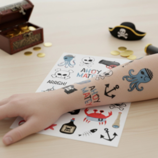 Pirat Falske Tatoveringer