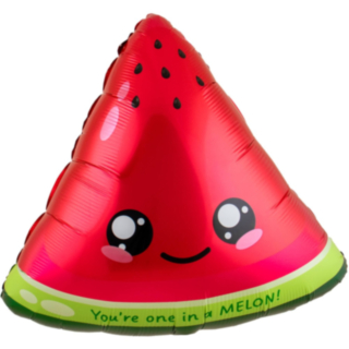 Kawaii Vandmelon Folieballon