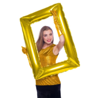 Billederamme Folieballon Guld