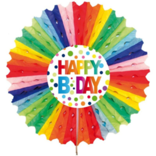 Happy B Day Honeycomb