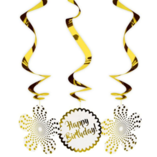 Glamour Guld Swirls