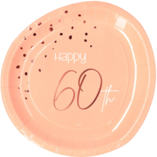 Paptallerkener 60 Års Lush Blush