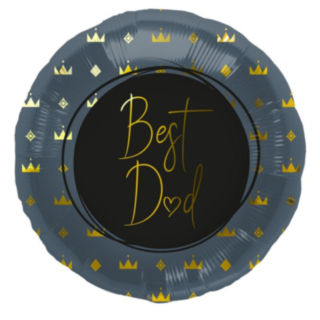 Best Dad Folieballon Mørkeblå