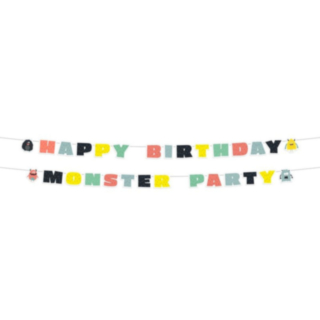 Monster Bash Happy Birthday Guirlande