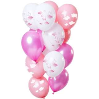 Balloner It's A Girl Pink