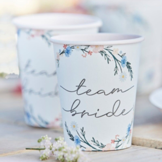 Blomstret Team Bride Papkrus