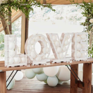 Love Mosaik Ballonbokse