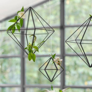 Diamant Loftdekoration Sort
