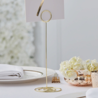 Bordkort Holder Guld