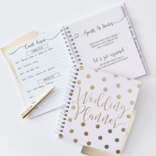 Wedding Planner Bog Guld
