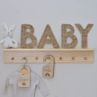 Flettet Baby Skilt