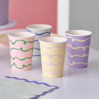 Pastel Bølge Papkrus