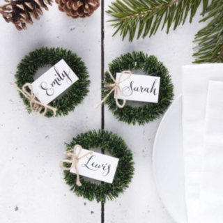 Rustic Christmas Bordkort