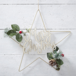 Merry Christmas Stjernekrans