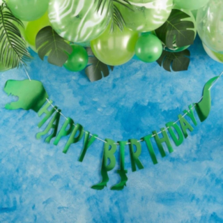 Dinosaur Happy Birthday Guirlande