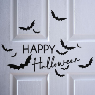 Flagermus Halloween Klistermærker