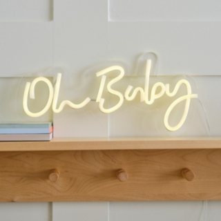 Oh Baby Neon Skilt