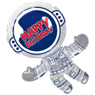 Astronaut Happy Birthday Folieballon