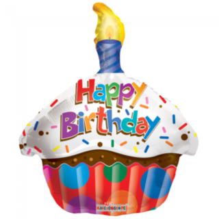 Fødselsdag Cupcake Folieballon
