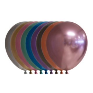 Mini Krom Balloner Mix
