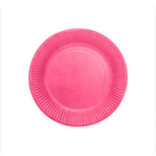 Middagstallerkener Hot Pink
