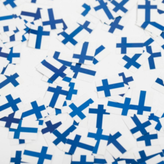 Finland Flag Konfetti
