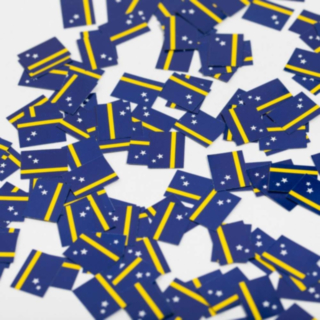 Curaçao Flag Konfetti
