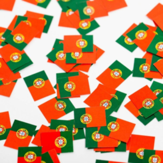 Portugal Flag Konfetti