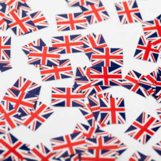 Storbritannien Flag Konfetti