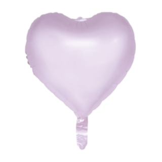 Hjerte Folieballon Pastel Lilla