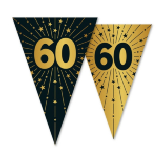 60 Års Golden Celebrations Vimpelguirlande