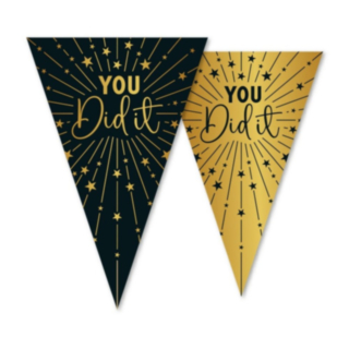 You Did It Golden Celebrations Vimpelguirlande