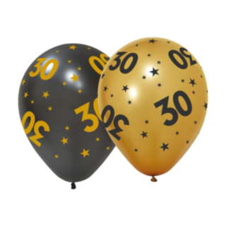 30 Års Golden Celebrations Latexballoner