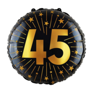 45 Års Golden Celebrations Folieballon