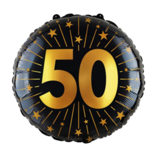 50 Års Golden Celebrations Folieballon