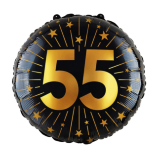 55 Års Golden Celebrations Folieballon