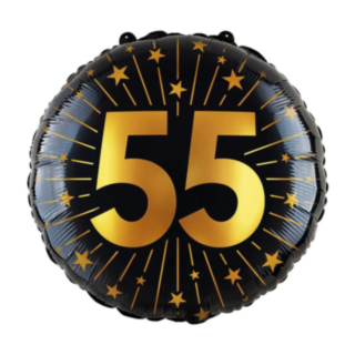 55 Års Golden Celebrations Folieballon