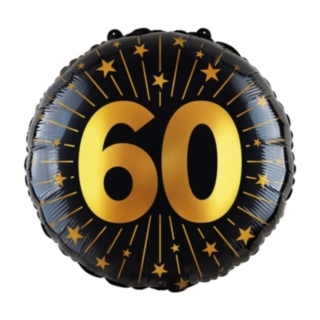 60 Års Golden Celebrations Folieballon