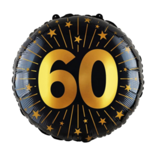 60 Års Golden Celebrations Folieballon