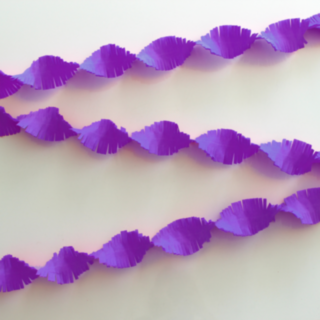 Crepepapir Guirlande Violet